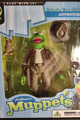 PALISADES TOYS MUPPETS ADVENTURE KERMIT HENSON EXCLUSIVE FIGURE 2004 Cover