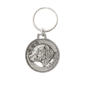 Llavero de peltre para perro Creative Pewter Designs Labrador, llavero, D112KC - Imagen 1 de 2