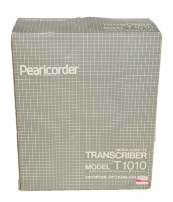 Olympus Optical Pearlcorder T1010 Microcassette Transcriber Recorder CIB Works - Image 1 of 4
