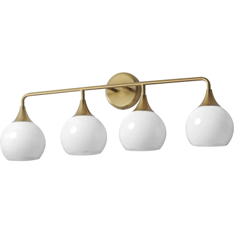 Maxim Lighting 21224MRNAB Neve Bathroom Vanity Light Natural Aged Brass Foto 1 de 4