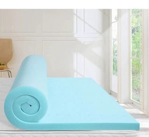 2 Inch Mattress Topper Twin XL Comfortable Memory Foam Bed Topper - Picture 1 of 5