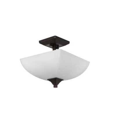 Sunset Starling 3-Light Flush Mount 100W Provincial Bronze - F19008-64 - Image 1 of 2
