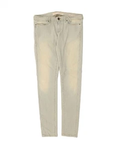GUESS Womens Skinny Jegging Jeans W31 L32 Blue Pinstripe RZ06 - Picture 1 of 4