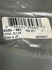 6505-987 Arctic Cat Idle Air Spring NEW OEM - Picture 1 of 1