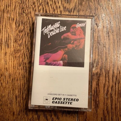 Ted Nugent - Double Live Gonzo - Cassette Tape NM Free Shipping Foto 1 de 2