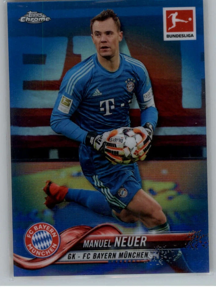 2018-19 Topps Chrome Bundesliga Soccer Blue Refractor Parallel Pick From List - Image 1 of 1