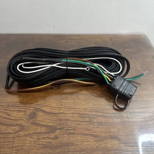 22FT 4 Pin 5 Wire Trailer Wiring Harness Protected by Nylon Net Tube, Utility Pu - Bild 1 von 4