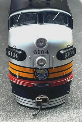 Athearn Genesis HO EMD F3A+B SP 'Black Widow' units  G25012/G25013  DC, no Sound - Image 1 of 4