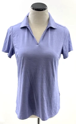 Polo de golf Puma para mujer púrpura talla mediana con cuello Foto 1 de 4