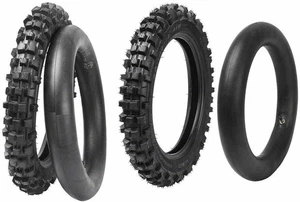 60/100- 14" + 80/100- 12" Tyre Tube for KLX110 TTR110 XR70 CRF70 PW80 Dirt Bike - Picture 1 of 12