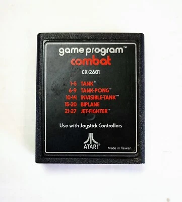 Combat ATARI 2600 Video Game Cartridge Only 1980 Tested (See Photos).. - Image 1 of 4