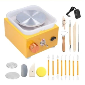 CDIYTOOL Mini Electric Pottery Wheel Machine, Pottery Forming Ceramics Clay Mode - Picture 1 of 5