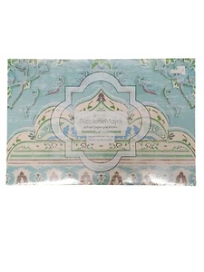 Nicolette Mayer Artisan Paper Table Placemats PALATIAL JAIPUR MINT Pad Of 24 NEW - Picture 1 of 6