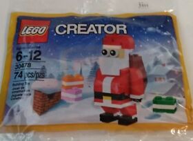 LEGO Creator 30478 Santa Polybag New and Sealed 74 pieces ages 6-12 Santa Claus