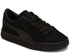 Puma Suede Jr Classic Lace Up Big Kids Black/Black Sneakers Casual Shoes (GS)