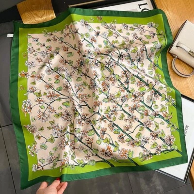 2025 100% seda morera 26 bufanda cuadrada mujer pañuelo envolvente seda bufanda cuadrada Foto 1 de 4