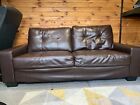 Sette 2 Seater Brown Faux Leather 