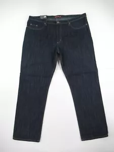 NUEVO CON ETIQUETAS NEO BLUE Para hombres Denim Crudo Azul Arrugado Pantalones de mezclilla Calce Ajustado Etiqueta Talla 44 #D918 - Imagen 1 de 5