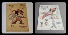 Disney Lorcana First Chapter Mickey & Floodborn Minnie Mouse 4pc Puzzle Cards 