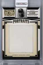 2005 Donruss Prime Patches Bo Jackson Portraits Jumbo Swatch 55 305/489