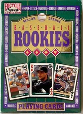 Vintage BICYCLE 1992 Baseball ROOKIES Playing Cards Deck #313