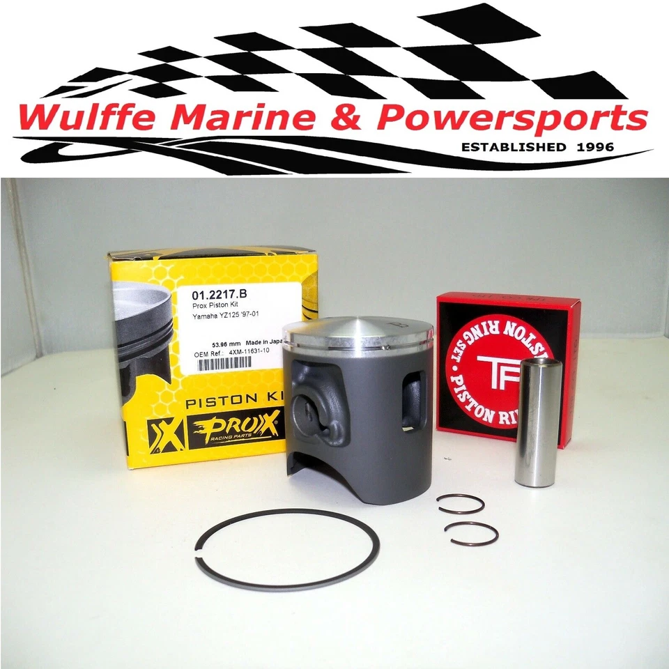Kit Pistón ProX Yamaha YZ125 1997-2001 Estándar 53.96mm 01.2217.B 4XM-11631-10 Foto 1 de 1