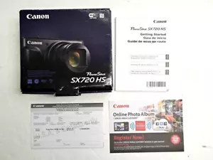 Canon PowerShot SX720 Compact Camera BOX ONLY, W/Manual - Picture 1 of 8