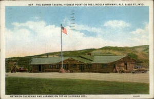 Wyoming Summit Tavern Sherman Hill WY Postcard Twin Falls Idaho ID to Byron WI - Picture 1 of 2
