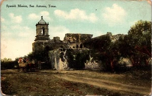 San Antonio, TX Spanish Mission Postcard - Picture 1 of 2