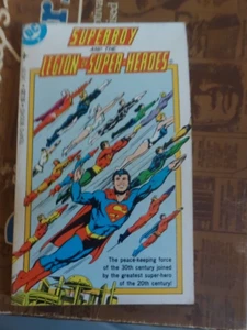Superboy and the Legion of Super-Heroes Tempo Books 1977 Pocket Book - Picture 1 of 15
