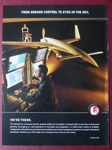 8/2011 PUB L3 UAS UNBEMANNTE FLUGZEUGSYSTEME ERWEITERTE ÜBERWACHUNG ORIGINAL ANZEIGE - Bild 1 von 1