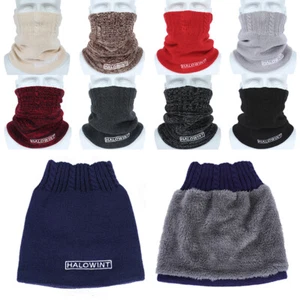 Winter Warm Knit Neck Warmer Circle Wrap Thermal Fleece Snood Scarf Shawl Women⇗ - Picture 1 of 21