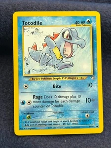 2000 Pokémon Totodile Neo Genesis Set Unlimited 80/111 WOTC - Picture 1 of 2