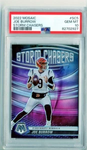 Joe Burrow 2022 Mosaic Storm Chasers SP Case Hit Bengals Gem Mint PSA 10 - Picture 1 of 4