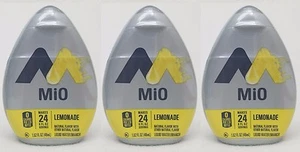 3 Mio Liquid Water Enhancer LEMONADE Natural Flavor 72 Servings Total - Picture 1 of 1