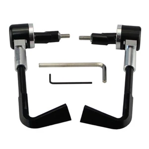A Pair 22mm Handlebar Motorcycle Front Brake Clutch Lever Protector Hand Guard  - Picture 1 of 9