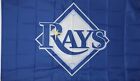Tampa Bay Rays ~ drapeau 3'X5' ~ intérieur / extérieur ~ LIVRAISON GRATUITE 