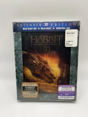 The Hobbit: The Desolation of Smaug Extended Edition (3D/2D Blu-ray) BRAND NEW - Image 1 of 4