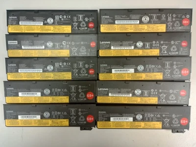 Lote de 10 Baterías para Portátil Lenovo Thinkpad 61+ 68+ T470 T470p T480 Probadas Foto 1 de 4