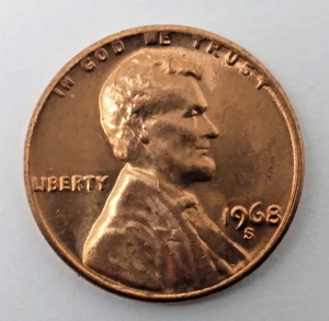 1968S Lincoln Cent RPM 001 - Picture 1 of 3