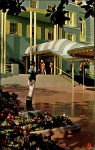 Santa Anita Park ~ Arcadia California ~ Rasenjockey ~ 50er Jahre Postkarte - Bild 1 von 2