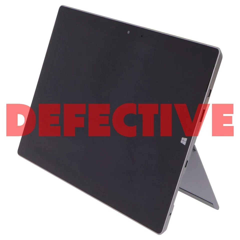 DEFECTIVE Microsoft Surface 3 (10.8) 1657 (Wifi + Verizon) Intel x7-Z8700/128GB - Image 1 of 4