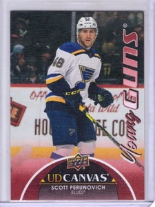 2021 22! Upper Deck! Extended! Scott Perunovich! Young Guns Canvas! St. Louis!!! - Picture 1 of 2