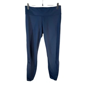 JOY LAB Women's Workout Crop Leggings Dark Blue Blue Size Medium Activewear Gym - Picture 1 of 9