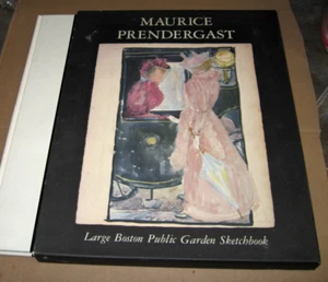 Maurice Prendergast Large Boston Public Garden Sketchbook w/ Slipcase NICE - Picture 1 of 4