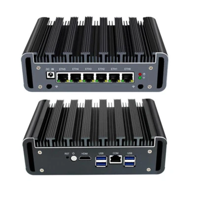 Lüfterloser Mini PC 5305U 6LAN Firewall PC Soft Router Unterstützung pFsense - Bild 1 von 4