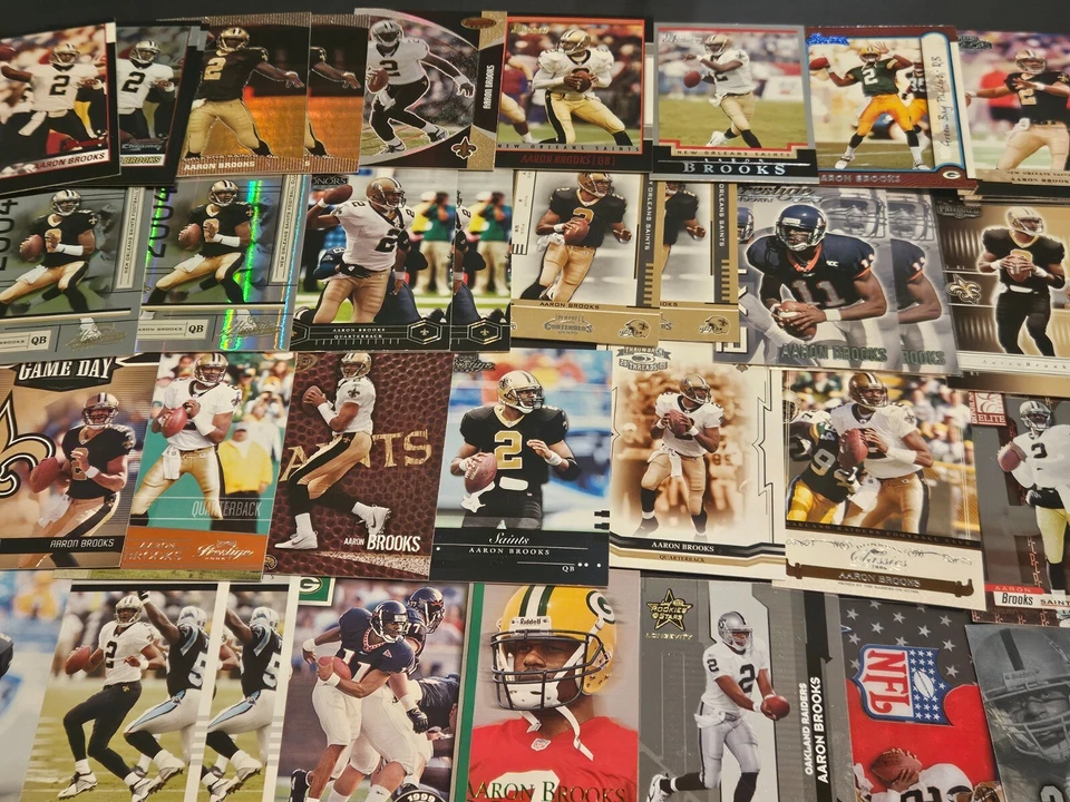 AARON BROOKS YOU PICK SEE SCANS OF EVERY CARD ROOKIES,INSERTS SAINTS VIRGINIA - Image 1 of 1