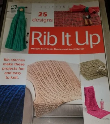 E1 HOUSE OF WHITE BIRCHES 2010, RIB IT UP LEAFLET - 25 DESIGNS TO KNIT - Image 1 of 4