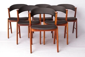 Set of 6 Danish Teak Dining Chairs by Korup Stolefabrik – 1960s Mid-Century - Bild 1 von 12