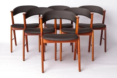 Set of 6 Danish Teak Dining Chairs by Korup Stolefabrik – 1960s Mid-Century - Bild 1 von 4